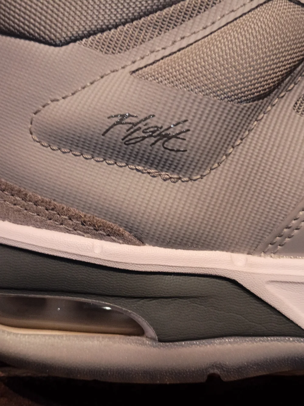 Jordan Men's Light Grey Basketball Sneakers